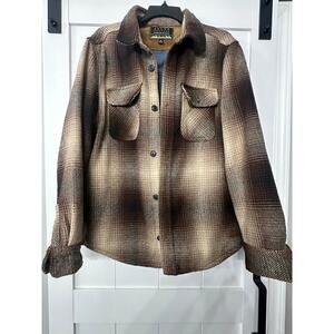 Jachs New York Plaid Wool shacket size mens Medium